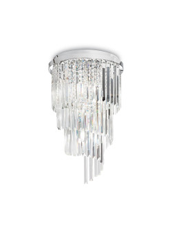 Потолочная люстра Ideal Lux Carlton PL8 Cromo 168920