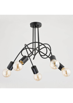 Потолочная люстра Adilux Tango Black 23175