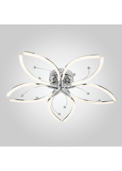 Потолочная светодиодная люстра Eurosvet Fiona 90056/5 хром