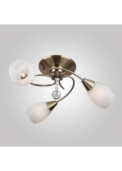 Подвесная люстра Eurosvet 30100/3 античная бронза