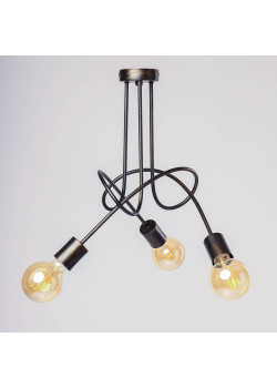 Потолочная люстра Adilux Tango Black Patina 10133