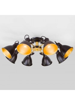 Потолочная люстра Eurosvet Denley 70112/8 черный