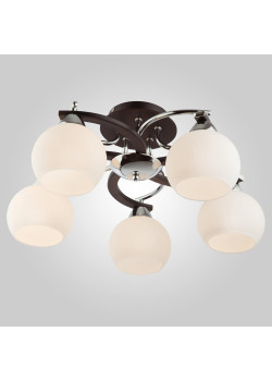 Подвесная люстра Eurosvet 9654/5 хром/венге