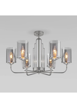 Потолочная люстра Eurosvet Defi 60138/6 сатин-никель