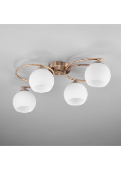 Потолочная люстра Eurosvet 30144/4 античная бронза