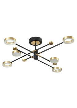 Потолочная светодиодная люстра Odeon Light Midcent Denzel 4321/55CL