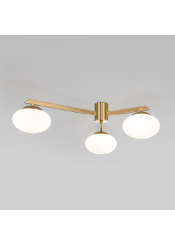 Потолочная люстра Eurosvet Opaline 70220/3 латунь