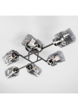 Потолочная люстра Eurosvet Hilari 30165/6 черный жемчуг