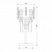 Настольная лампа Bogates Lago 01108/1 Strotskis