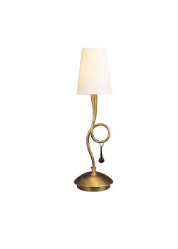Настольная лампа Mantra Paola Painted Gold 3545