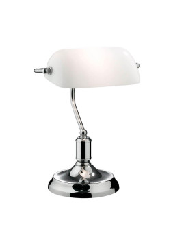 Настольная лампа Ideal Lux Lawyer TL1 Cromo 045047