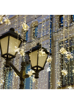 Гирлянда Eurosvet нить 10м IP65 400-101 белый