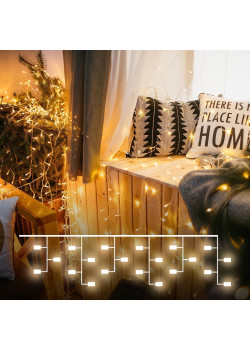 Светодиодная гирлянда Eurosvet Занавес 230V 200-001 теплый белый