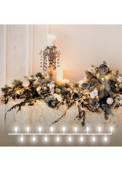 Светодиодная гирлянда Eurosvet Нить Роса 230V 400-007 теплый белый