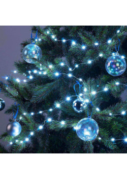 Светодиодная гирлянда Eurosvet Нить Роса 230V 400-009 белый