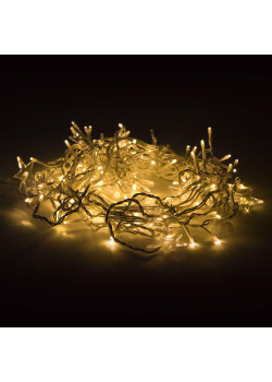 Уличная светодиодная гирлянда Eurosvet бахрома 230V 100-102 теплый белый