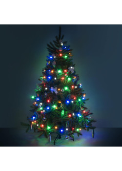 Уличная светодиодная гирлянда Eurosvet нить 230V 400-103 мульти с эффектом мерцания