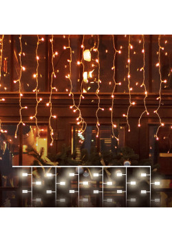 Уличная светодиодная гирлянда Eurosvet Занавес 230V 200-101 теплый белый