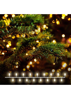 Светодиодная гирлянда Eurosvet Нить Мишура 230V 400-004 теплый белый