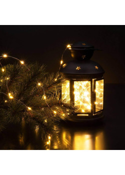 Светодиодная гирлянда Eurosvet Нить Роса 230V 400-009 теплый белый