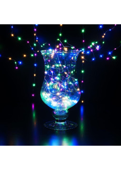 Светодиодная гирлянда Eurosvet Занавес Роса 230V 200-006 мульти