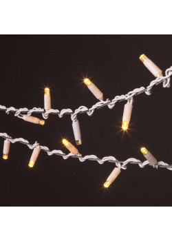 Гирлянда Eurosvet нить 10м IP65 400-101 теплый белый с мерцанием