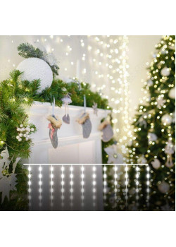 Светодиодная гирлянда Eurosvet Занавес Роса 230V 200-006 теплый белый