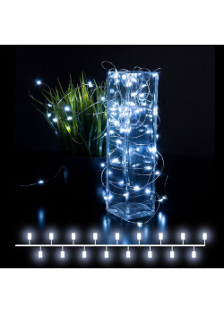 Светодиодная гирлянда Eurosvet Нить Роса 230V 400-007 белый