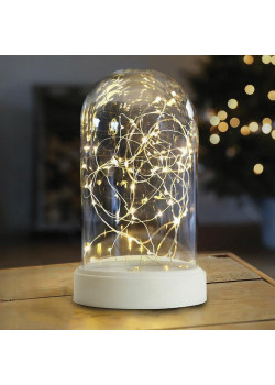 Световая фигура "Колба с Нитью Роса" 50LED 2700K, батарейки 3*АА, 23см, LT135