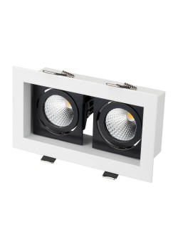 Встраиваемый светодиодный светильник Arlight CL-Kardan-S180x102-2x9W Warm 024130