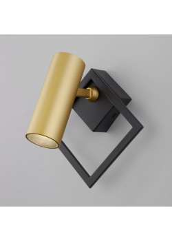 Светодиодный спот Eurosvet Turro 20091/1 LED черный/ золото