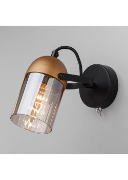 Настенный светильник Eurosvet 20122/1 черный/золото
