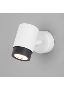 Спот Eurosvet Morgan 20124/1 белый/ черный