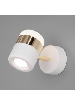 Настенный светодиодный светильник Eurosvet 20165/1 LED золото/белый