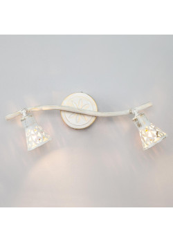 Спот Eurosvet 20027/2 белый с золотом