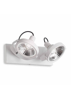 Спот Ideal Lux Glim PL2 Bianco 200200