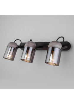 Спот Eurosvet Mars 20122/3 черный/тертый серый