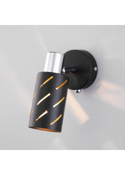 Спот Eurosvet Fente 20090/1 черный/хром