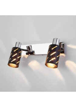 Спот Eurosvet Fente 20090/2 черный/хром