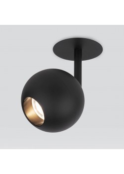 Встраиваемый светодиодный спот Elektrostandard Ball 9926 LED 12W 4200K черный a053738