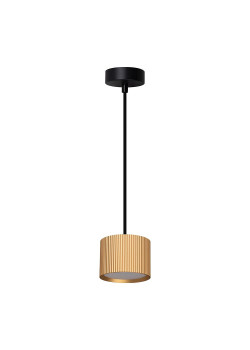 Светильник потолочный Feron Barrel HL4588 ARIA levitation 12W, 230V, GX53, золото + черный, на подвесе 1,7 м