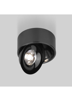 Накладной светодиодный светильник Elektrostandard Glide 25100/Led черный жемчуг a059330
