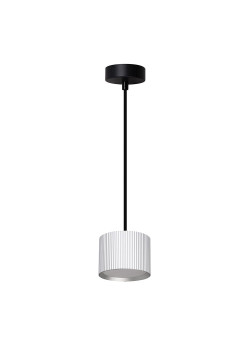 Светильник потолочный Feron Barrel HL4588 ARIA levitation 12W, 230V, GX53, серебро + черный, на подвесе 1,7 м