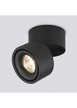 Накладной светодиодный светильник Elektrostandard Klips DLR031 15W 3000K черный матовый a063937