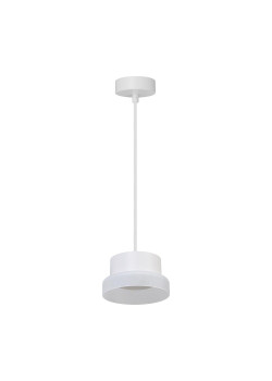 Светильник потолочный Feron Barrel HL4608 OPAL levitation 12W, 230V, GX53, белый, на подвесе 1,7 м
