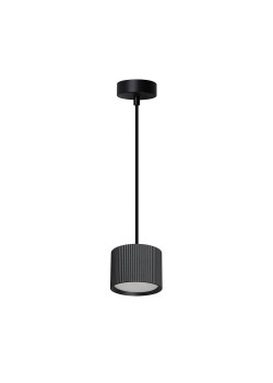 Светильник потолочный Feron Barrel HL4588 ARIA levitation 12W, 230V, GX53, черный, на подвесе 1,7 м