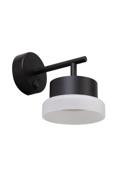 Светильник настенный Feron HL4600 OPAL 12W, 230V, GX53, черный