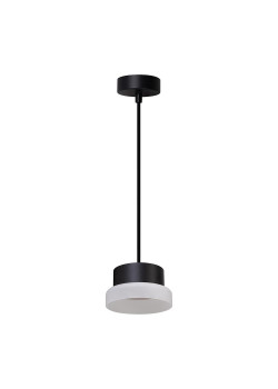 Светильник потолочный Feron Barrel HL4608 OPAL levitation 12W, 230V, GX53, черный, на подвесе 1,7 м