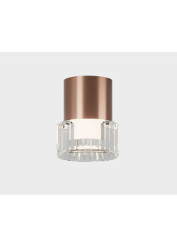 Потолочный светодиодный светильник Italline IT014-0202 rose gold