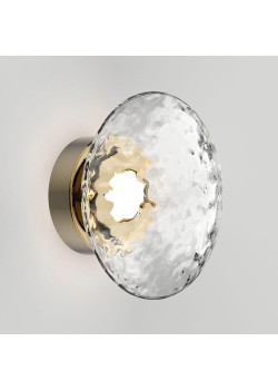 Настенный светодиодный светильник Eurosvet Ripple 50389/1 LED латунь